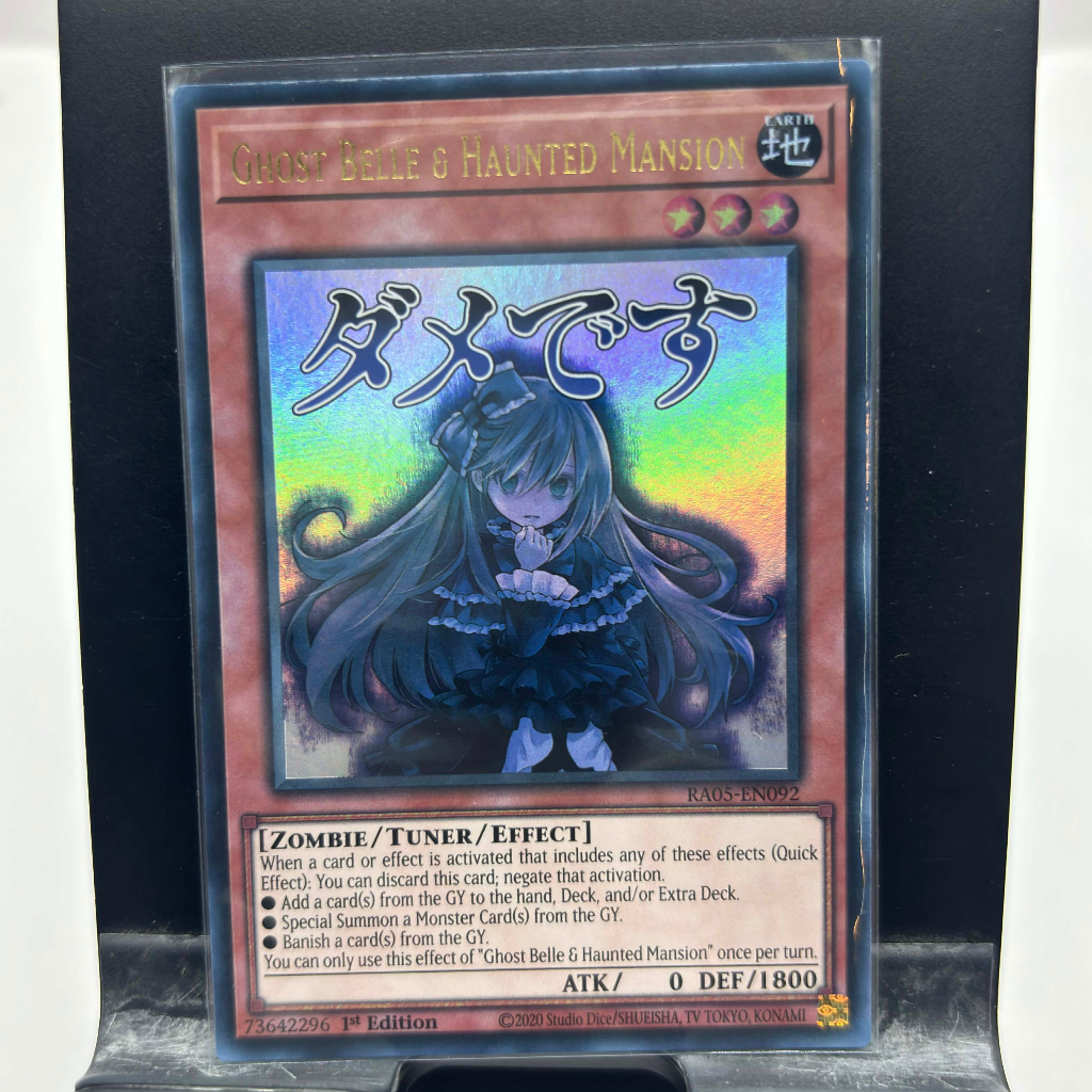 [ Bài Yugioh Chính Hãng ] Ghost Belle & Haunted Mansion (Stamp Edition) - RA05-EN092 - Ultra Rare