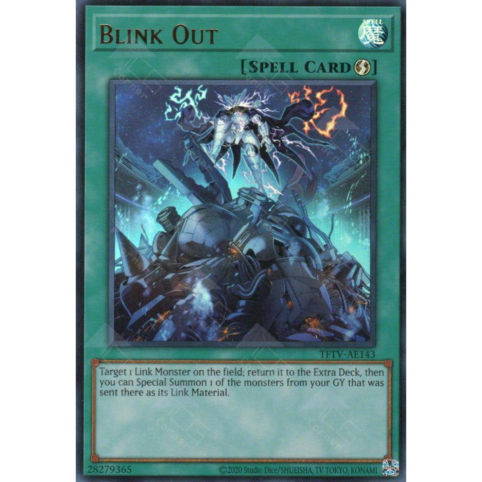 [ Bài Yugioh Chính Hãng ] TFTV-AE143 Blink Out - Ultra Rare