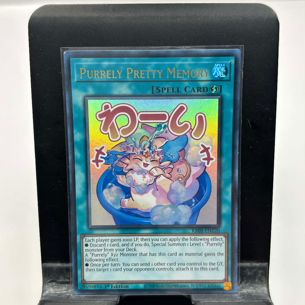 [ Bài Yugioh Chính Hãng ] Purrely Pretty Memory (Stamp Edition) - RA05-EN120 - Ultra Rare