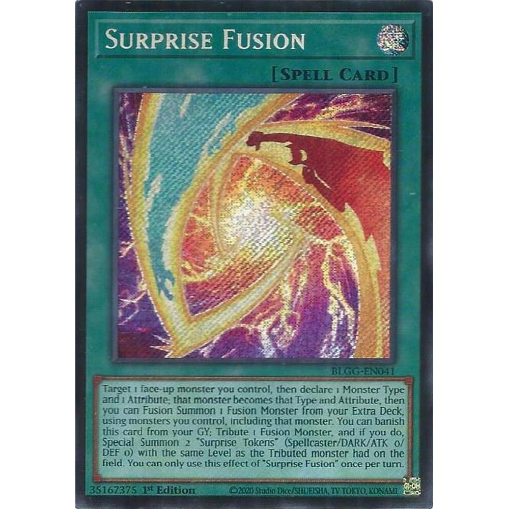 [ Bài Yugioh Chính Hãng ] Surprise Fusion - BLGG-EN041 - Secret Rare