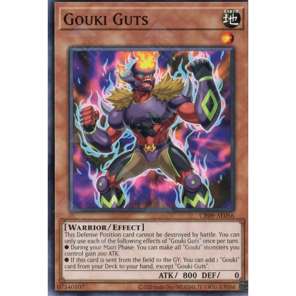 [ Bài Yugioh Chính Hãng ] CR09-AE056 Gouki Guts - Common