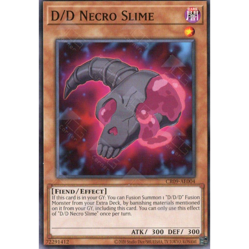 [ Bài Yugioh Chính Hãng ] CR09-AE004 D/D Necro Slime - Common