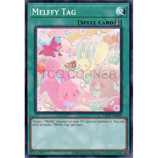 [ Bài Yugioh Chính Hãng ] CR12-AE060 Melffy Tag - Common