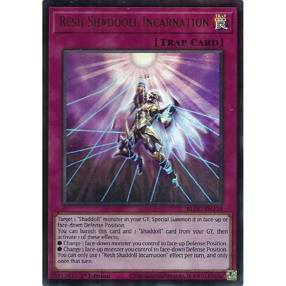 [ Bài Yugioh Chính Hãng ] Resh Shaddoll Incarnation - BLGG-EN134 - Ultra Rare