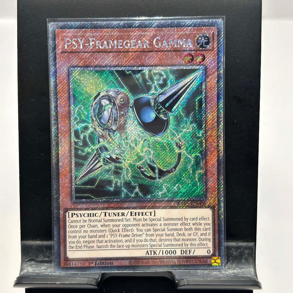 [ Bài Yugioh Chính Hãng ] RA05-EN006 PSY-Framegear Gamma - Platinum Secret Rare