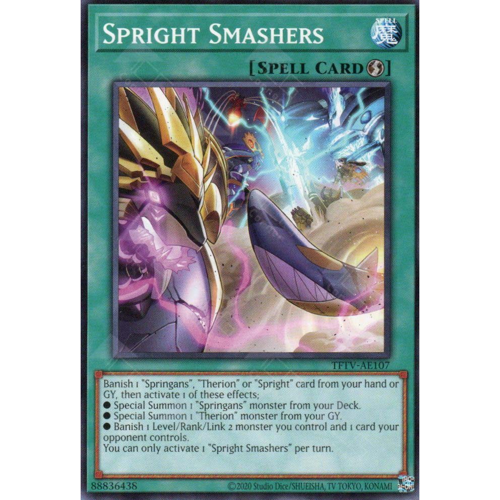 [ Bài Yugioh Chính Hãng ] TFTV-AE107 Spright Smashers - Common