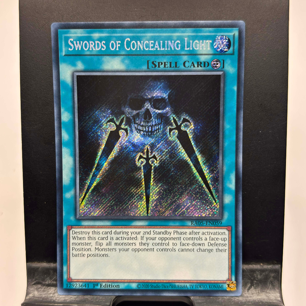 [ Bài Yugioh Chính Hãng ] Swords of Concealing Light - RA05-EN059 - Super/Ultra/Secret