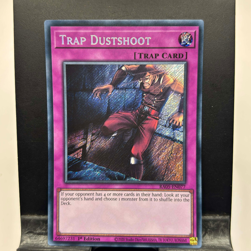 [ Bài Yugioh Chính Hãng ] Trap Dustshoot - RA05-EN077 - Super/Ultra/Secret