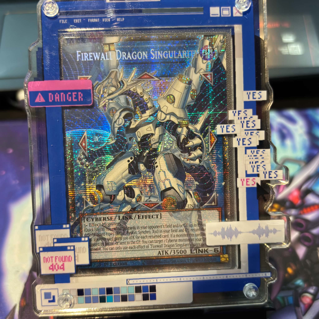 [ Bài Yugioh Chính Hãng ] Firewall Dragon Singularity (Overframe) - RA05-EN146 - Starlight Rare