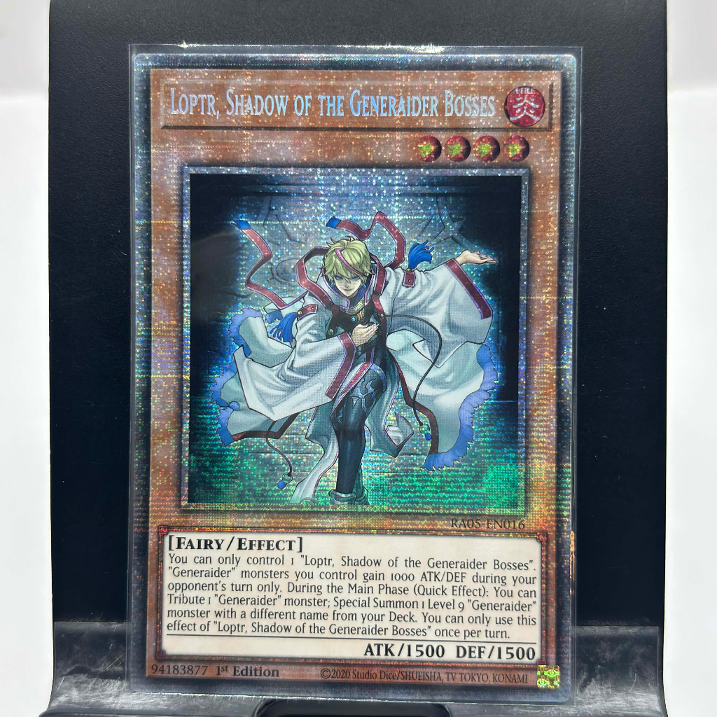 [ Bài Yugioh Chính Hãng ] Loptr, Shadow Of The Generaider Bosses - RA05-EN016 - Starlight Rare