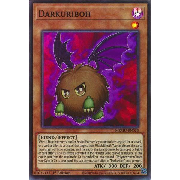 [ Bài Yugioh Chính Hãng ] Darkuriboh - MZMU-EN050 - Super Rare 1st Edition