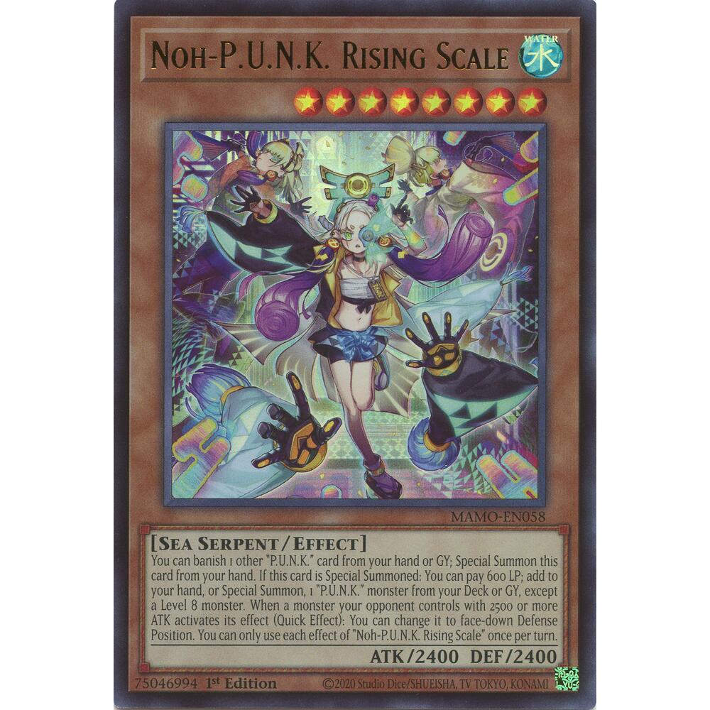 [Thẻ Bài Yugioh Chính Hãng] Noh-P.U.N.K. Rising Scale - MAMO-EN058 - Ultra Rare