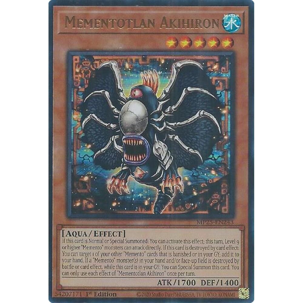 [ Bài Yugioh Chính Hãng ] Mementotlan Akihiron - MP25-EN243 - Ultra Rare 1st Edition