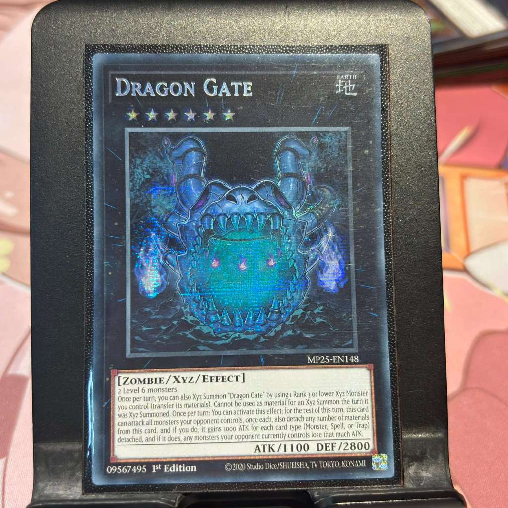 [ Bài Yugioh Chính Hãng ] Dragon Gate - MP25-EN148 - Prismatic Secret Rare 1st Edition