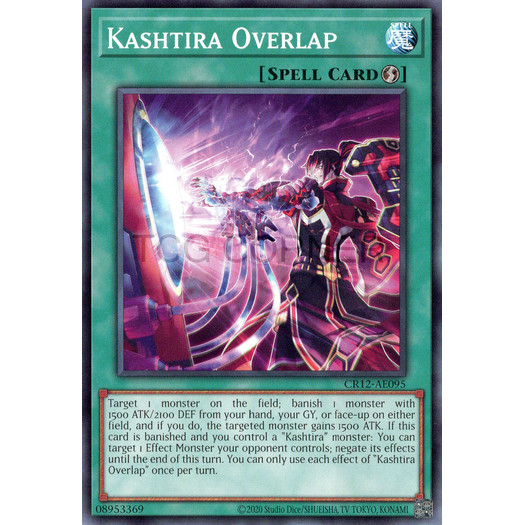 [ Bài Yugioh Chính Hãng ] CR12-AE095 Kashtira Overlap - Common