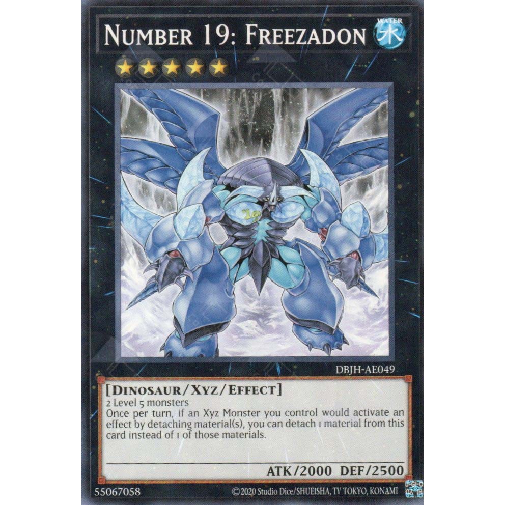 [ Bài Yugioh Chính Hãng ] DBJH-AE049 Number 19: Freezadon - Common