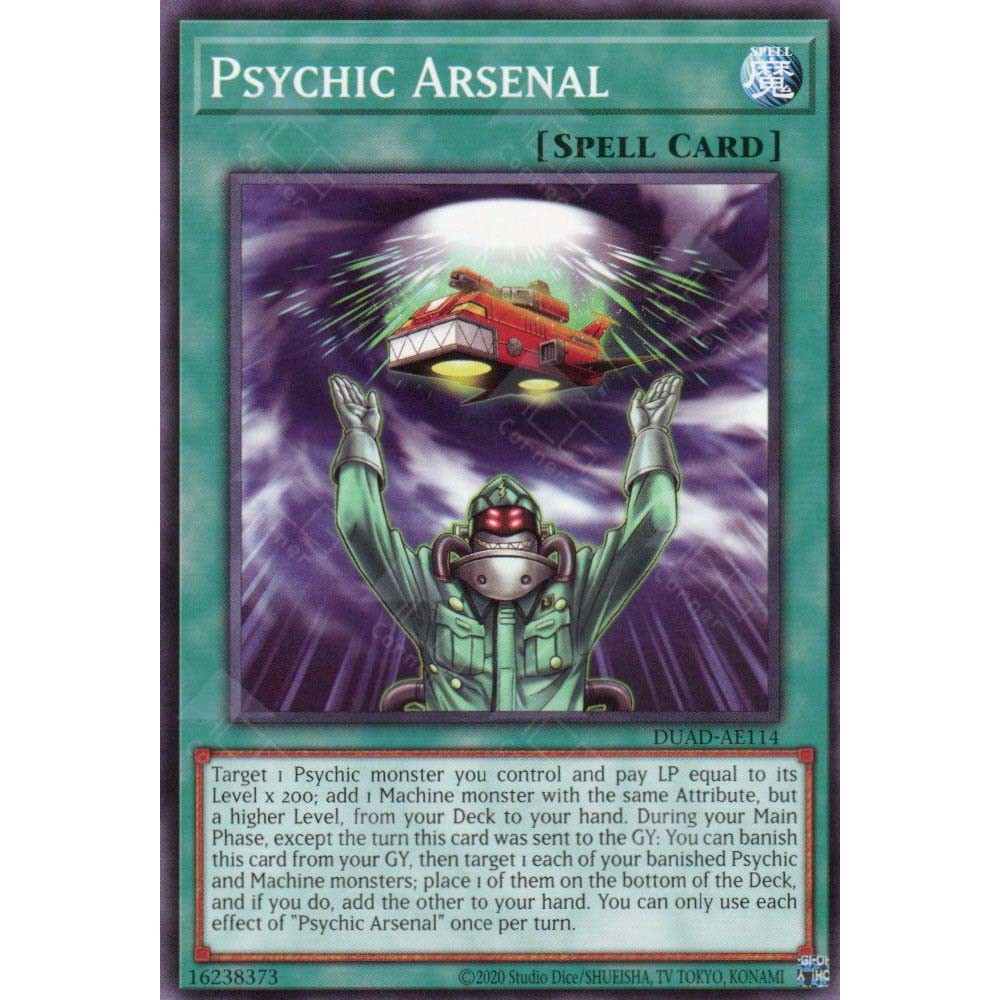 [ Bài Yugioh Chính Hãng ] DUAD-AE114 Psychic Arsenal - Common