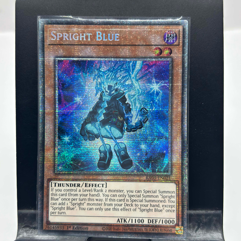 [ Bài Yugioh Chính Hãng ] Spright Blue - RA05-EN021 - Starlight Rare