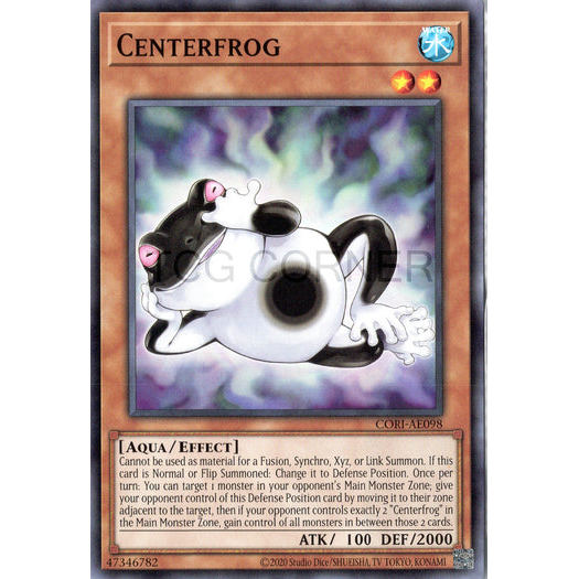 [ Bài Yugioh Chính Hãng ] CORI-AE098 Centerfrog - Common