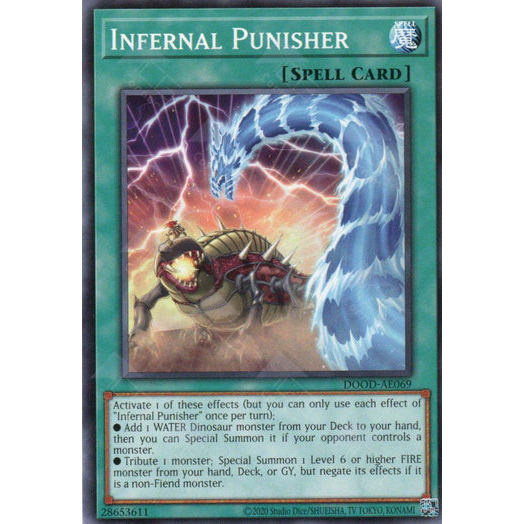 [ Bài Yugioh Chính Hãng ] DOOD-AE069 Infernal Punisher - Common