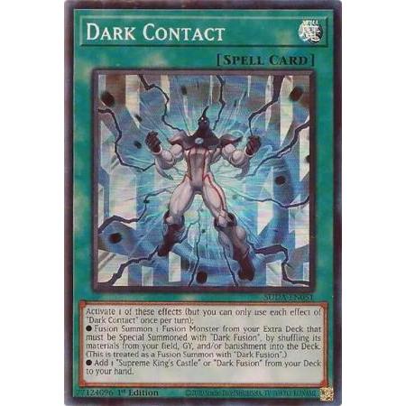 [ Bài Yugioh Chính Hãng ] Dark Contact - SUDA-EN051 - Super Rare 1st Edition
