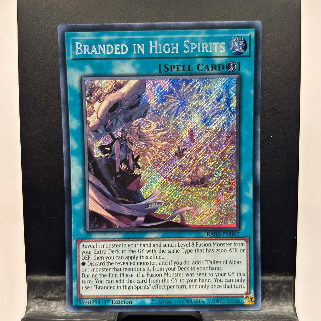 [ Bài Yugioh Chính Hãng ] Branded in High Spirits - RA05-EN067 - Super/Ultra/Secret