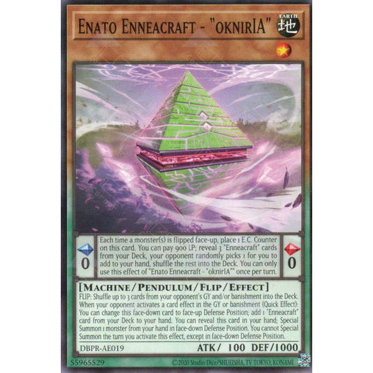 [ Bài Yugioh Chính Hãng ] DBPR-AE019 Enato Enneacraft - 