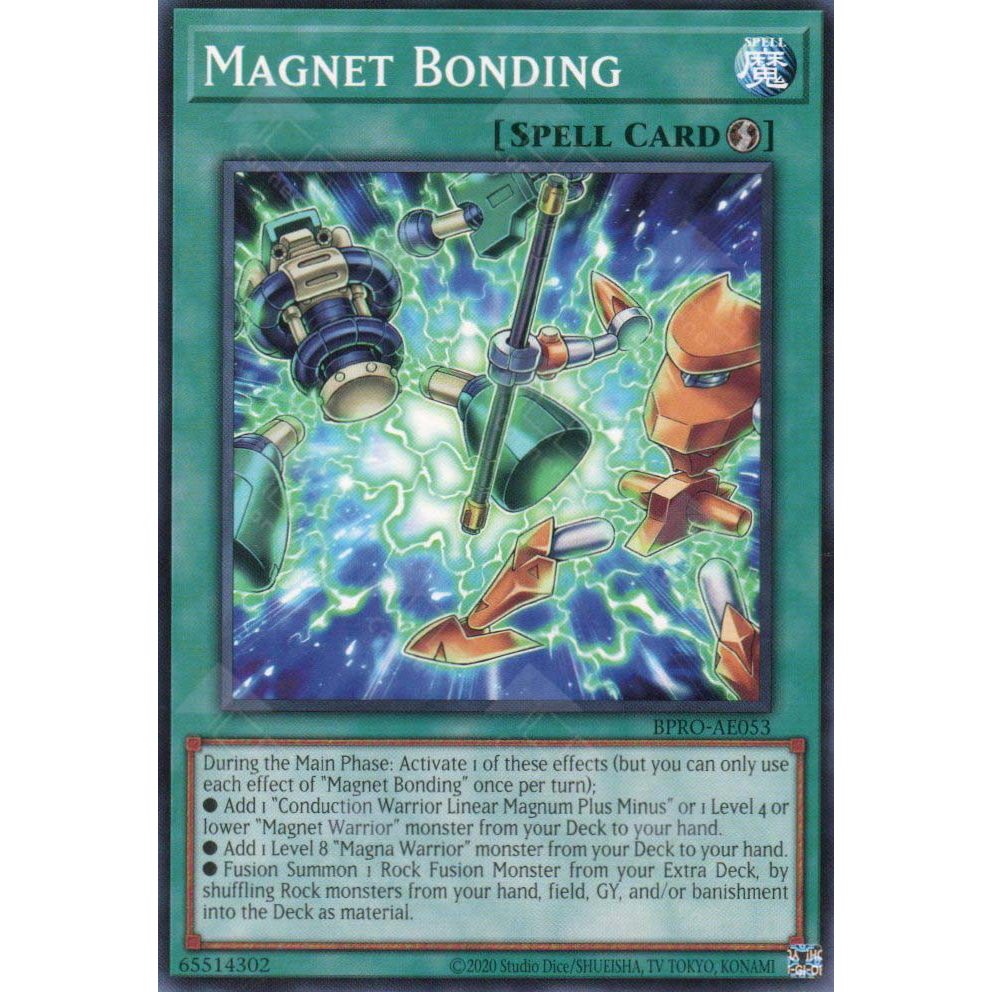 [ Bài Yugioh Chính Hãng ] BPRO-AE053 Magnet Bonding - Common