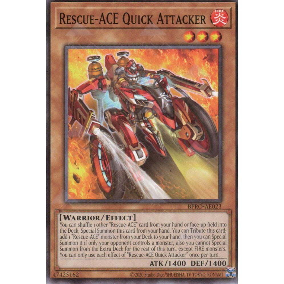 [ Bài Yugioh Chính Hãng ] BPRO-AE023 Rescue-ACE Quick Attacker - Common