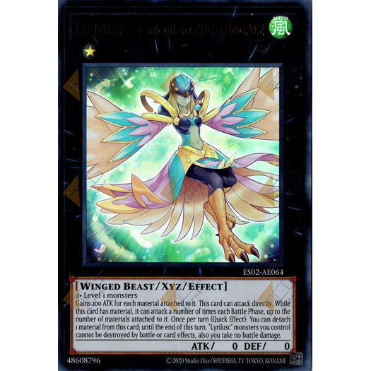 [ Bài Yugioh Chính Hãng ] ES02-AE064 Lyrilusc - Assembled Nightingale - Ultra Rare