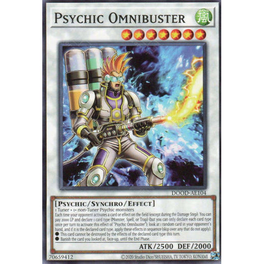 [ Bài Yugioh Chính Hãng ] DOOD-AE104 Psychic Omnibuster - Common