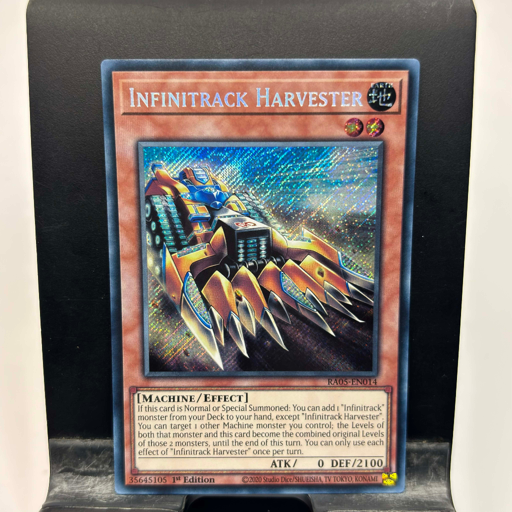 [ Bài Yugioh Chính Hãng ] Infinitrack Harvester - RA05-EN014 - Super/Ultra/Secret