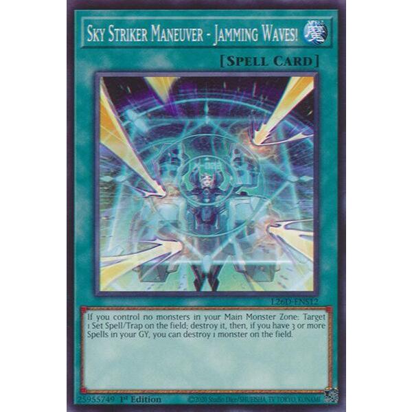[ Bài Yugioh Chính Hãng ] Sky Striker Maneuver - Jamming Waves! - L26D-ENS12 - Common