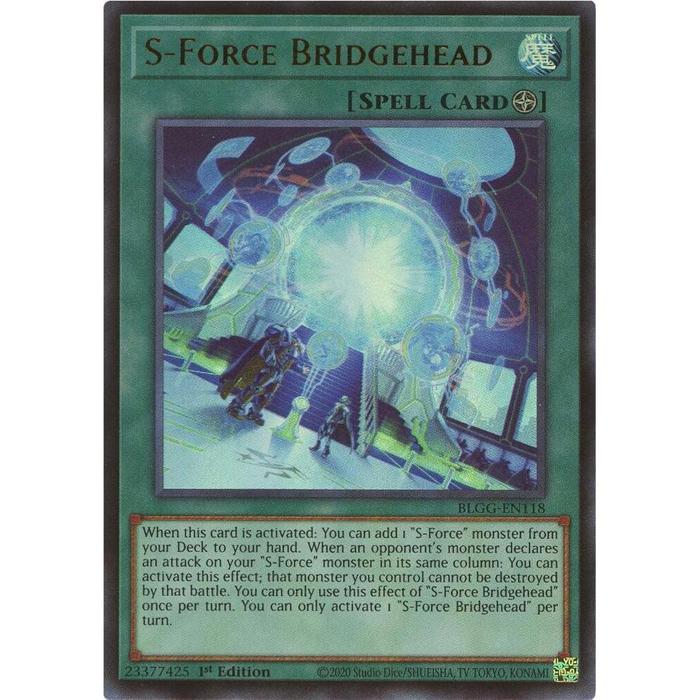 [ Bài Yugioh Chính Hãng ] S-Force Bridgehead - BLGG-EN118 - Ultra Rare