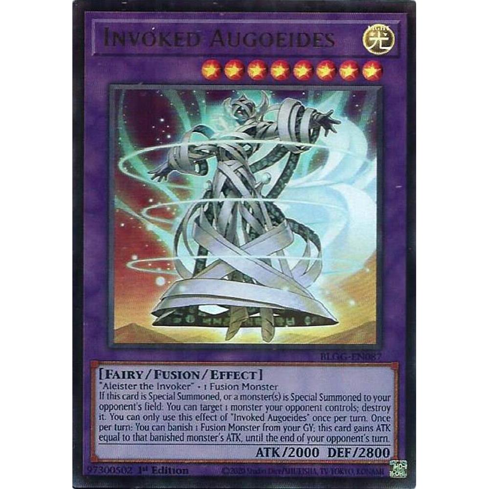 [ Bài Yugioh Chính Hãng ] Invoked Augoeides - BLGG-EN087 - Ultra Rare