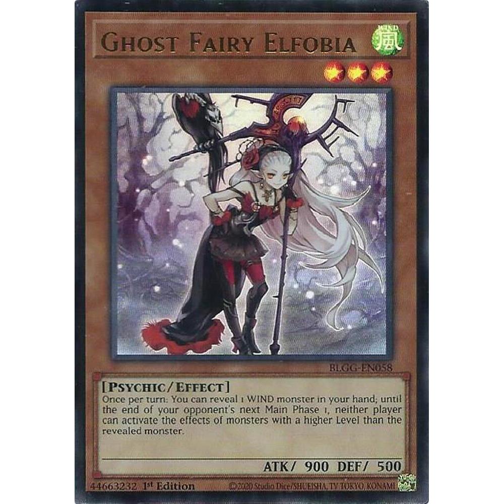 [ Bài Yugioh Chính Hãng ] Ghost Fairy Elfobia - BLGG-EN058 - Ultra Rare