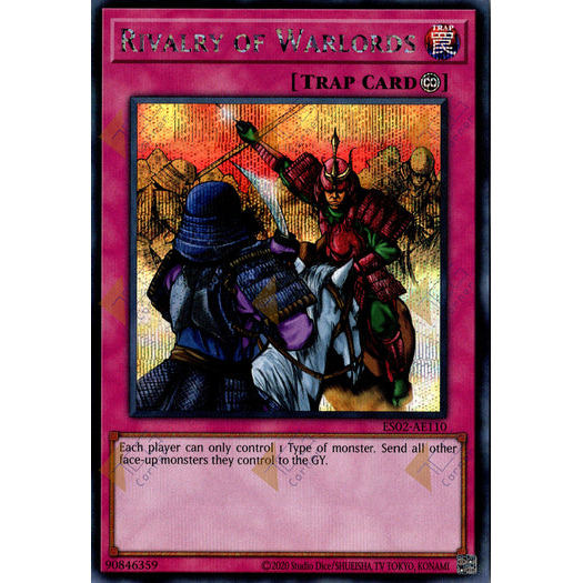 [ Bài Yugioh Chính Hãng ] ES02-AE110 Rivalry of Warlords - Secret Rare