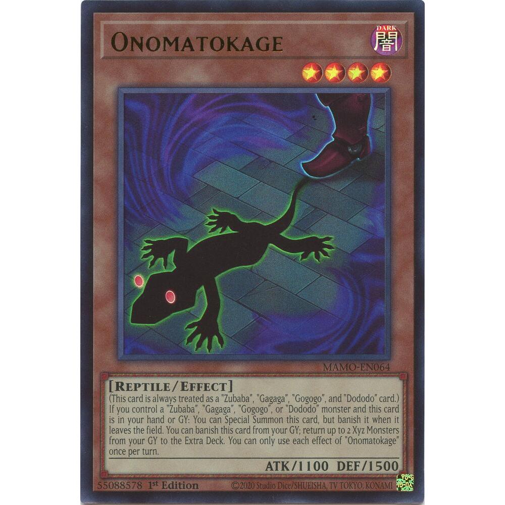 [Thẻ Bài Yugioh Chính Hãng] Onomatokage - MAMO-EN064 - Ultra Rare