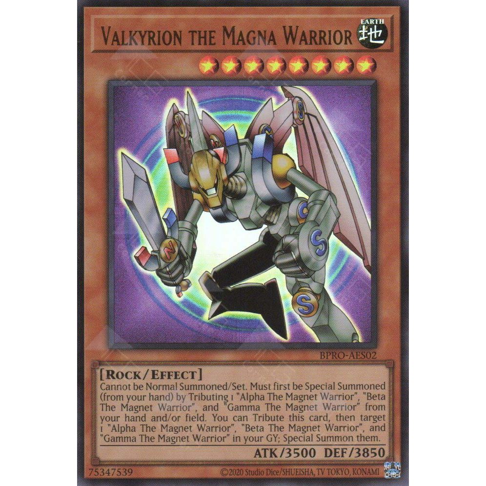 [ Bài Yugioh Chính Hãng ] BPRO-AES02 Valkyrion the Magna Warrior - Ultra Rare