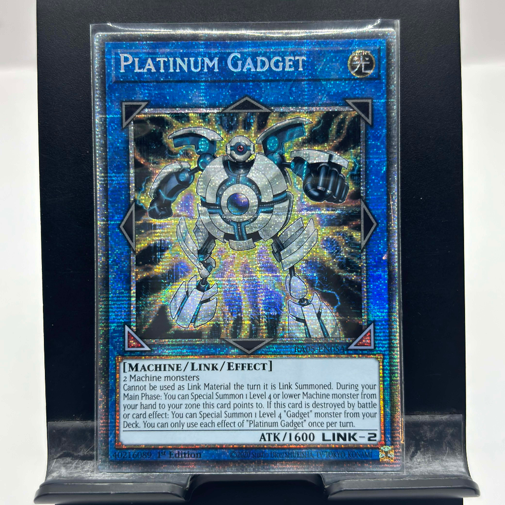 [ Bài Yugioh Chính Hãng ] Platinum Gadget (Stamp Edition) - RA05-EN054 - Starlight Rare