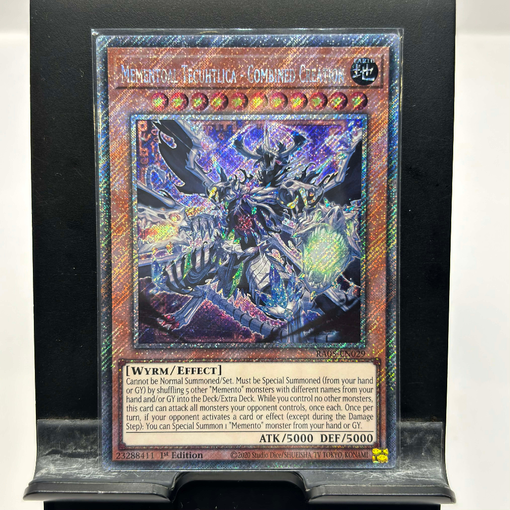 [ Bài Yugioh Chính Hãng ] RA05-EN029 Mementoal Tecuhtlica - Combined Creation - Platinum Secret Rare