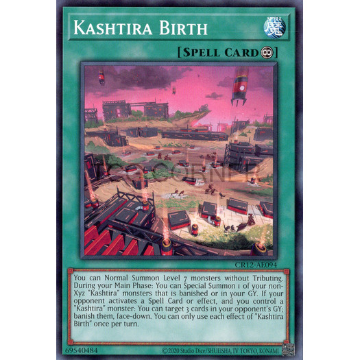 [ Bài Yugioh Chính Hãng ] CR12-AE094 Kashtira Birth - Common