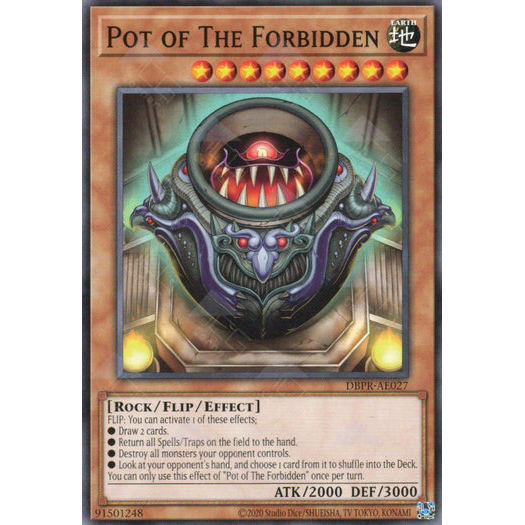 [ Bài Yugioh Chính Hãng ] DBPR-AE027 Pot of The Forbidden - Common