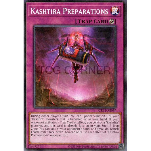 [ Bài Yugioh Chính Hãng ] CR12-AE099 Kashtira Preparations - Common