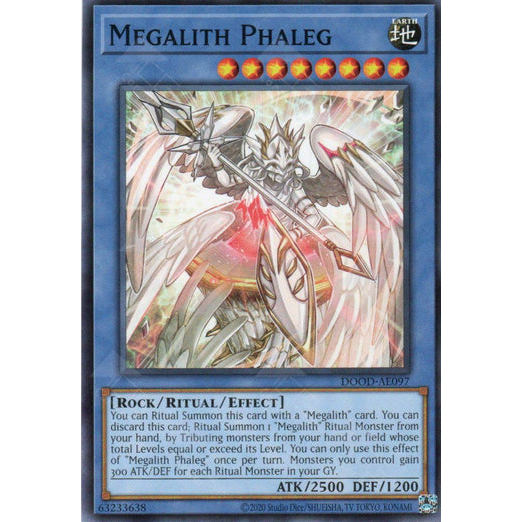 [ Bài Yugioh Chính Hãng ] DOOD-AE097 Megalith Phaleg - Common