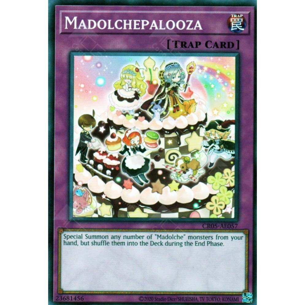 [ Bài Yugioh Chính Hãng ] CR05-AE057 Madolchepalooza - Common
