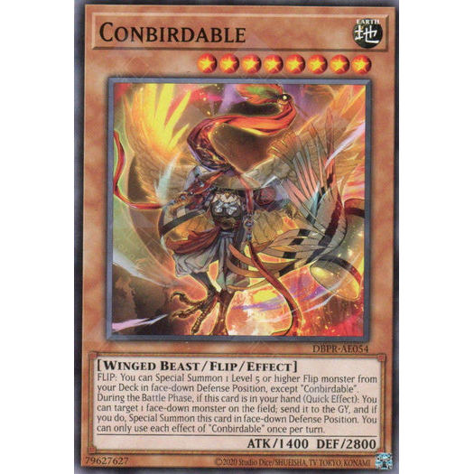 [ Bài Yugioh Chính Hãng ] DBPR-AE054 Conbirdable - Common