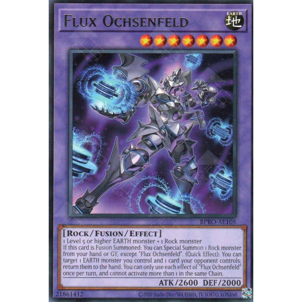 [ Bài Yugioh Chính Hãng ] BPRO-AE105 Flux Ochsenfeld - Rare