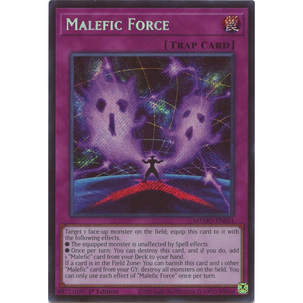 [Thẻ Bài Yugioh Chính Hãng] Malefic Force - MAMO-EN024 - Secret Rare