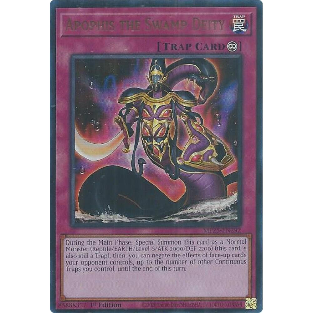 [ Bài Yugioh Chính Hãng ] Apophis the Swamp Deity - MP25-EN292 - Ultra Rare 1st Edition